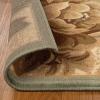 Superior Indoor Area Rug, Jute Backing, Modern Bohemian Oversized Floral Scroll, Ideal for Entryway, Living Room, Kitchen, Bedroom, Hallway, Floor Cover, Rosette Collection, 5′ x 8′, Taupe(Brown Green)