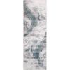 Superior Indoor Area Rug, Jute Backing, Modern Farmhouse Medallion Rugs for Hallways, Entryway, Kitchen Floors, Office Floor Cover, Einsgrove Collection, 5′ x 8′, Rivulet(Navy Blue – Z)