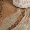 Superior Indoor Area Rug, Jute Backing, Modern Farmhouse Medallion Rugs for Hallways, Entryway, Kitchen Floors, Office Floor Cover, Einsgrove Collection, 5′ x 8′, Rivulet(Beige – Z)