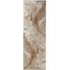 Superior Indoor Area Rug, Jute Backing, Modern Farmhouse Medallion Rugs for Hallways, Entryway, Kitchen Floors, Office Floor Cover, Einsgrove Collection, 5′ x 8′, Rivulet(Beige)