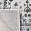 Superior Indoor Area Rug, Jute Backing, Modern Farmhouse Medallion Rugs for Hallways, Entryway, Kitchen Floors, Office Floor Cover, Einsgrove Collection, 5′ x 8′, Rivulet(Grey Ivory)