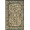 Superior Indoor Area Rug, Jute Backing, Modern Plush Rugs for Entryway, Kitchen Floors, Hallway, Office Floor Cover, Classic Floral Rugs, Radcliffe Collection, 4′ x 6′, Green(Green – Z)