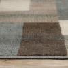 Superior Indoor Area Rug, Jute Backing, Modern Plush Rugs for Entryway, Kitchen Floors, Office Floor Cover, Color Block Rugs, Clifton Collection, 4′ x 6′, Beige/Blue(Grey)