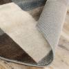Superior Indoor Area Rug, Jute Backing, Modern Plush Rugs for Entryway, Kitchen Floors, Office Floor Cover, Color Block Rugs, Clifton Collection, 4′ x 6′, Beige/Blue(Grey – Z)
