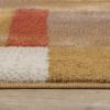 Superior Indoor Area Rug, Jute Backing, Modern Plush Rugs for Entryway, Kitchen Floors, Office Floor Cover, Color Block Rugs, Clifton Collection, 4′ x 6′, Beige/Blue(Ginger)