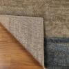 Superior Indoor Area Rug, Jute Backing, Modern Plush Rugs for Entryway, Kitchen Floors, Office Floor Cover, Color Block Rugs, Clifton Collection, 4′ x 6′, Beige/Blue(Grey-brown – Z)