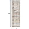 Superior Indoor Area Rug, Jute Backing, Modern Plush Rugs for Entryway, Living Room, Kitchen Floors, Bedroom, Hallway, Office Floor Cover, Abstract Rugs, Cobblestone Collection,4′ x 6′, Brown Beige(2′ 6″ X 10′)