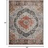 Superior Indoor Area Rug, Jute Backing, Modern Plush Rugs for Entryway, Living Room, Kitchen Floors, Bedroom, Hallway, Office Floor Cover, Abstract Rugs, Cobblestone Collection,4′ x 6′, Brown Beige(5′ X 8′)