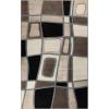 Superior Indoor Area Rug, Jute Backing, Modern Plush Rugs for Entryway, Living Room, Kitchen Floors, Bedroom, Hallway, Office Floor Cover, Abstract Rugs, Cobblestone Collection,4′ x 6′, Brown Beige(Brown Beige)