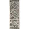 Superior Indoor Area Rug, Jute Backing, Modern Plush Rugs for Entryway, Living Room, Kitchen Floors, Bedroom, Hallway, Office Floor Cover, Abstract Rugs, Cobblestone Collection,4′ x 6′, Brown Beige(Nightfall Blue)