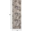 Superior Indoor Area Rug, Jute Backing, Modern Plush Rugs for Entryway, Living Room, Kitchen Floors, Bedroom, Hallway, Office Floor Cover, Abstract Rugs, Cobblestone Collection,4′ x 6′, Brown Beige(Deep Royal)