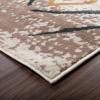 Superior Indoor Area Rug, Jute Backing, Modern Plush Rugs for Entryway, Living Room, Kitchen Floors, Bedroom, Hallway, Office Floor Cover, Abstract Rugs, Cobblestone Collection,4′ x 6′, Brown Beige(5′ X 8′ – Z)