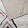 Superior Indoor Area Rug, Jute Backing, Modern Plush Rugs for Entryway, Living Room, Kitchen Floors, Bedroom, Hallway, Office Floor Cover, Abstract Rugs, Cobblestone Collection,4′ x 6′, Brown Beige(Taupe)