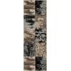 Superior Indoor Area Rug, Jute Backing, Modern Plush Rugs for Entryway, Living Room, Kitchen Floors, Bedroom, Hallway, Office Floor Cover, Abstract Rugs, Cobblestone Collection,4′ x 6′, Brown Beige(Beige – Z)