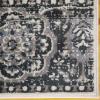Superior Indoor Area Rug, Jute Backing, Modern Plush Rugs for Entryway, Living Room, Kitchen Floors, Bedroom, Hallway, Office Floor Cover, Abstract Rugs, Cobblestone Collection,4′ x 6′, Brown Beige(Nightfall Blue)