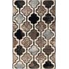 Superior Indoor Area Rug, Jute Backing, Modern Plush Rugs for Hallway, Living, Dining Room, Office, Kitchen, Geometric Trellis Floor Decor, Viking Collection, 8′ x 8′, Ivory(Ivory – Z)