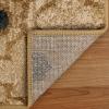 Superior Indoor Area Rug, Jute Backing, Modern Plush Rugs for Hallway, Living, Dining Room, Office, Kitchen, Geometric Trellis Floor Decor, Viking Collection, 8′ x 8′, Ivory(Cream – Z)