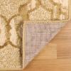 Superior Indoor Area Rug, Jute Backing, Modern Plush Rugs for Hallway, Living, Dining Room, Office, Kitchen, Geometric Trellis Floor Decor, Viking Collection, 8′ x 8′, Ivory(Beige – Z)
