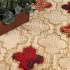 Superior Indoor Area Rug, Jute Backing, Modern Plush Rugs for Hallway, Living, Dining Room, Office, Kitchen, Geometric Trellis Floor Decor, Viking Collection, 8′ x 8′, Ivory(Beige – Z)