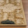 Superior Indoor Area Rug, Jute Backing, Modern Plush Rugs for Hallway, Living, Dining Room, Office, Kitchen, Geometric Trellis Floor Decor, Viking Collection, 8′ x 8′, Ivory(Cream – Z)