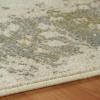Superior Indoor Area Rug, Jute Backing, Patchwork Floral Rugs for Entryway, Living Room, Kitchen Floors, Plush Floor Cover, Color Block Damask Rug, Kennicot Collection, 4′ x 6′, Beige Red(Beige Green)