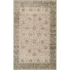 Superior Indoor Area Rug, Jute Backing, Patchwork Floral Rugs for Entryway, Living Room, Kitchen Floors, Plush Floor Cover, Color Block Damask Rug, Kennicot Collection, 4′ x 6′, Beige Red(Beige Green)