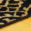 Superior Indoor Area Rug, Jute Backing, Patchwork Floral Rugs for Entryway, Living Room, Kitchen Floors, Plush Floor Cover, Color Block Damask Rug, Kennicot Collection, 4′ x 6′, Beige Red(Black Brown)