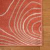 Superior Indoor Area Rug, Jute Backing, Plush Carpet Cover, for Hallways, Entry, Office, Plush Floor Cover, Modern Wood Grain, Abstract Lines, Veer Collection, 8′ x 10′, Black(Coral)