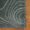 Superior Indoor Area Rug, Jute Backing, Plush Carpet Cover, for Hallways, Entry, Office, Plush Floor Cover, Modern Wood Grain, Abstract Lines, Veer Collection, 8′ x 10′, Black(Slate)