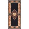 Superior Indoor Area Rug, Jute Backing, Plush Floral Rugs for Entryway, Living Room, Kitchen Floors, Bedroom, Office Floor Cover, Medallion Rugs, Elegant Medallion Collection, 5′ x 8′, Coffee(Midnight Blue)