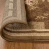 Superior Indoor Area Rug, Jute Backing, Plush Modern Farmhouse Rug for Entryway, Living Room, Kitchen Floors, Bedroom, Soft Floral Scroll Rugs, Rinceau Collection, 5′ x 8′, Brown Ivory(Ruban – Mocha)