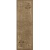 Superior Indoor Area Rug, Jute Backing, Plush Modern Farmhouse Rug for Entryway, Living Room, Kitchen Floors, Bedroom, Soft Floral Scroll Rugs, Rinceau Collection, 5′ x 8′, Brown Ivory(Ruban – Taupe)