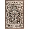 Superior Indoor Area Rug, Jute Backing, Rugs for Entryway, Dining, Kitchen, Bedroom Floors, Traditional Floor Decor, Oriental Medallion Indoor Rug, Glendale Collection, 2′ x 3′, Brown(Brown)