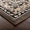Superior Indoor Area Rug, Jute Backing, Rugs for Entryway, Dining, Kitchen, Bedroom Floors, Traditional Floor Decor, Oriental Medallion Indoor Rug, Glendale Collection, 2′ x 3′, Brown(Brown)