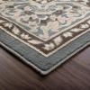 Superior Indoor Area Rug, Jute Backing, Rugs for Entryway, Dining, Kitchen, Bedroom Floors, Traditional Floor Decor, Oriental Medallion Indoor Rug, Glendale Collection, 2′ x 3′, Brown(Grey)