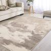 Superior Indoor Area Rug, Jute Backing, Soft Modern Rugs for Entryway, Kitchen Floors, Office Floor Cover, Eclectic Multi-Tone Abstract Rugs, Pixie Collection, 4′ x 6′, Grey