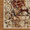 Superior Indoor Area Rug, Jute Backing, Soft Modern Rugs for Entryway, Kitchen Floors, Office Floor Cover, Floral Medallion Rugs, Rangoli Collection, 7′ x 9′, Maroon(Maroon – Z)