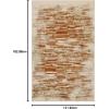 Superior Indoor Area Rug, Jute Backing, Soft Modern Rugs for Entryway, Kitchen Floors, Office Floor Cover, Floral Medallion Rugs, Rangoli Collection, 7′ x 9′, Maroon(Rust)