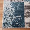 Superior Indoor Area Rug, Jute Backing, Soft Modern Rugs for Entryway, Kitchen Floors, Office Floor Cover, Floral Medallion Rugs, Rangoli Collection, 7′ x 9′, Maroon(Blue)