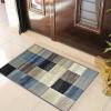 Superior Indoor Area Rug, Neutral Modern Geometric Home Decor For Living Room, Dining, Kitchen, Bedroom, Office, Nursery, Woven Rugs, Jute Backing, Rockaway Collection, 4′ x 6′, Majolica Blue(Majolica Blue)