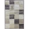 Superior Indoor Area Rug, Neutral Modern Geometric Home Decor For Living Room, Dining, Kitchen, Bedroom, Office, Nursery, Woven Rugs, Jute Backing, Rockaway Collection, 4′ x 6′, Majolica Blue(Beige)