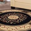 Superior Indoor Area Rug, Plush Carpet Cover, Traditional Oriental Medallion, Perfect for Hallway, Entryay, Living, Dining, Bedroom, Office, Kitchen, Medallion Collection, 10′ x 14′, Midnight Blue(Midnight Blue – Z)