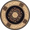 Superior Indoor Area Rug, Plush Carpet Cover, Traditional Oriental Medallion, Perfect for Hallway, Entryay, Living, Dining, Bedroom, Office, Kitchen, Medallion Collection, 10′ x 14′, Midnight Blue(Midnight Blue – Z)