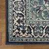 Superior Indoor Area Rug, Plush Carpet Cover, Traditional Oriental Medallion, Perfect for Hallway, Entryway, Living Room, Dining, Bedroom, Office, Kitchen, Glendale Collection, 2’x3′, Blue(Deep Royal)