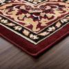 Superior Indoor Area Rug, Plush Carpet Cover, Traditional Oriental Medallion, Perfect for Hallway, Entryway, Living Room, Dining, Bedroom, Office, Kitchen, Glendale Collection, 2’x3′, Blue(Red)