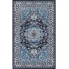 Superior Indoor Area Rug, Plush Carpet Cover, Traditional Oriental Medallion, Perfect for Hallway, Entryway, Living Room, Dining, Bedroom, Office, Kitchen, Glendale Collection, 2’x3′, Blue(Blue)