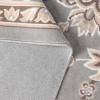 Superior Indoor Area Rug, Plush Carpet Cover, Traditional Oriental Medallion, for Kids or Pets, Hallway, Entry, Living Room, Dining, Bedroom, Office, Kitchen, Glendale Collection, 12′ x 18′, Grey