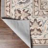 Superior Indoor Area Rug, Plush Carpet Cover, Traditional Oriental Medallion, for Kids or Pets, Hallway, Entry, Living Room, Dining, Bedroom, Office, Kitchen, Glendale Collection, 12′ x 18′, Grey