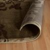 Superior Indoor Area Rug, Plush Carpet Cover, Vintage Oriental Medallion, Ideal for Hallway, Entry, Living Room, Dining, Bedroom, Office, Kitchen, Fancy Medallion Collection, 5′ x 5′, Midnight Blue(Chocolate)