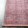 Superior Indoor Area Rug for Home Floor, Bedroom, Living/Dining Room, Office, Unique, Soft Cotton Backed, Oriental Vintage Medallion Decor, Roan Collection, 7′ 6″ x 9′ 6″, Garnet Red(Garnet Red)